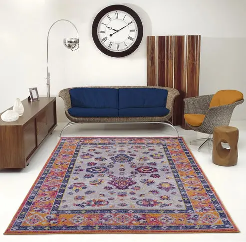Topaz Traditional Design European Mat Carpet for Living Room – 1'10" x 2'11"