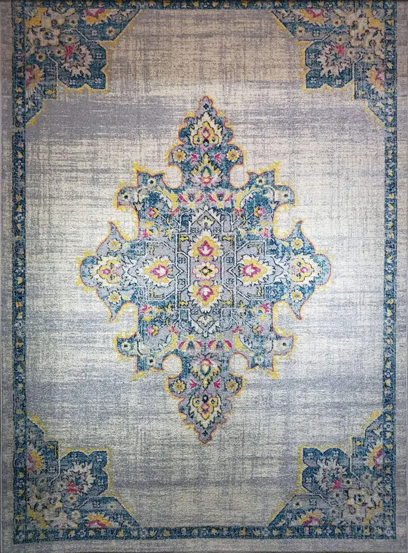 Geode Antique Style Indoor Polypropylene Carpet – 3'9" x 5'5"