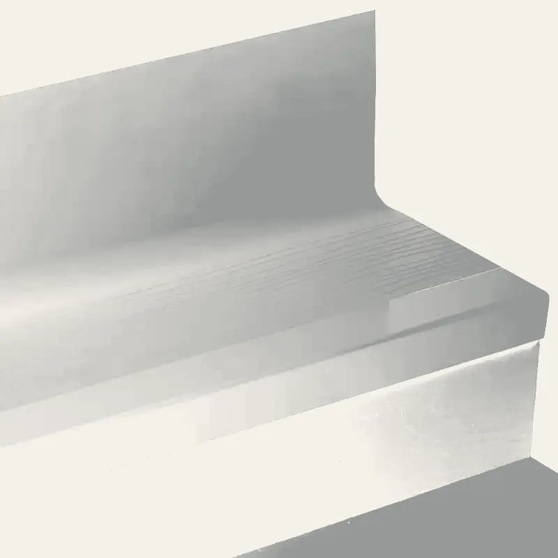 Angle Fit Rubber Stair Tread with Integrated Riser - BMNTR 38 SQ Bamboo #38 Pewter No Insert 36"