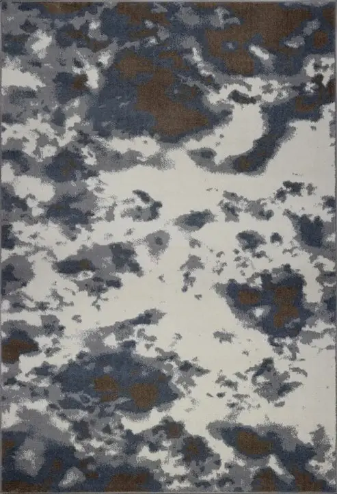Brampton Ivory Gray Charcoal Area Rug – 2'7" x 4'11"