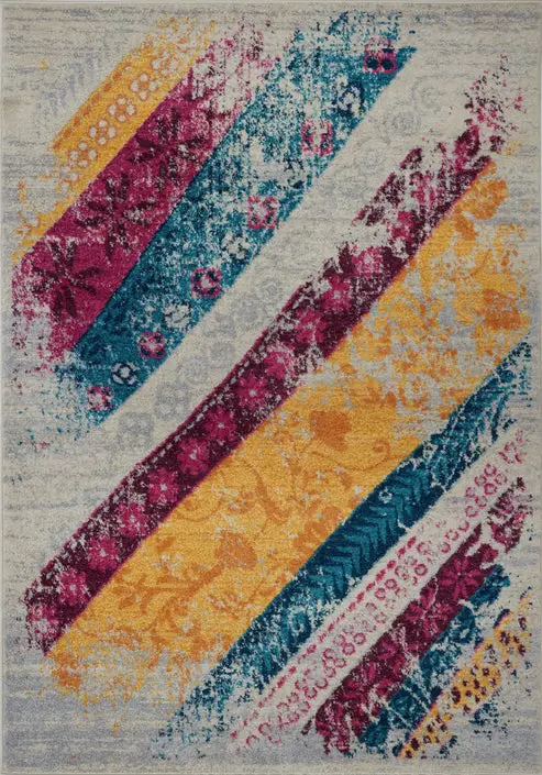 Centre Point Cream Area Rug – 3'9" x 5'5"