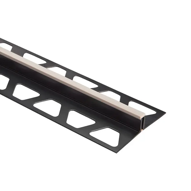 Schluter DILEX-BWS Surface Joint Profile with 3/16" Movement Zone PVC Plastic Cream 5/16" (8 mm) x 8' 2-1/2"