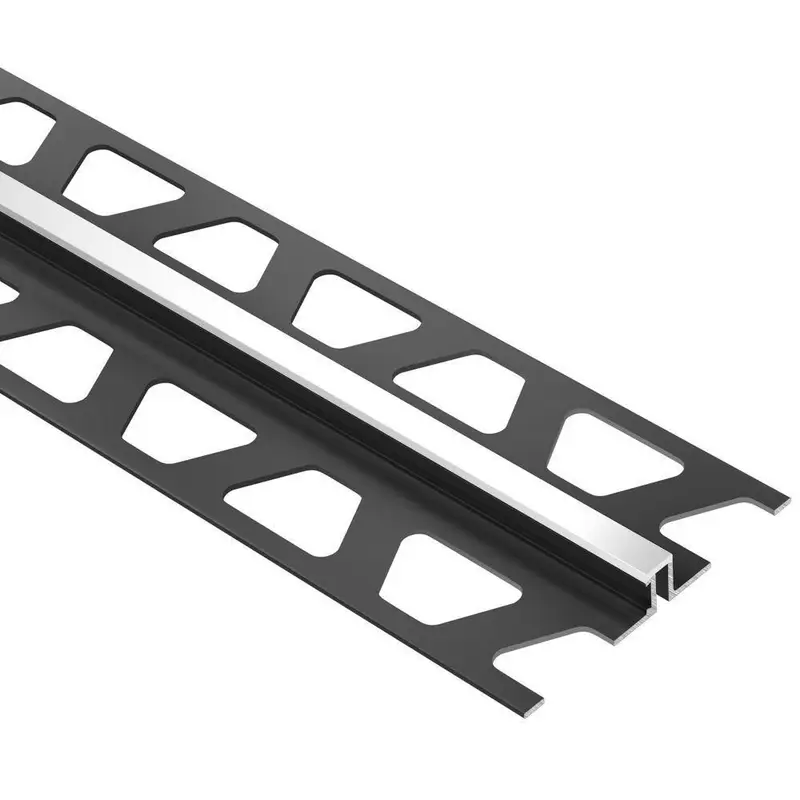Schluter DILEX-BWS Surface Joint Profile with 3/16" Movement Zone PVC Plastic Bright white 11/32" (9 mm) x 8' 2-1/2"