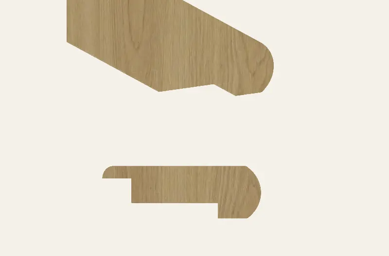 Biyork Vinyl Hydrogen 8 Cool Haze Stair Nose 68.90"