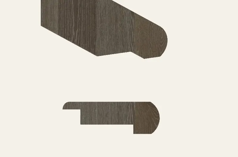 Biyork Hardwood Nouveau 7 Prelude Ivory Wisp Brushed Stair Nose 48"
