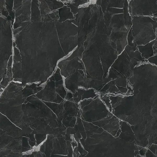 Biyork Vinyl Tiles HydroGen 6 Tile Onyx Click Lock 12" x 24"