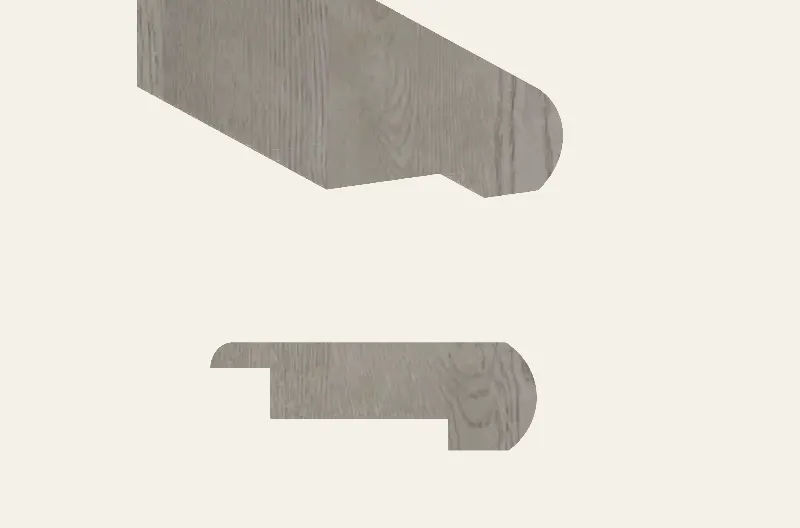 Biyork Hardwood Nouveau 6 Silver Lace Stair Nose 72"