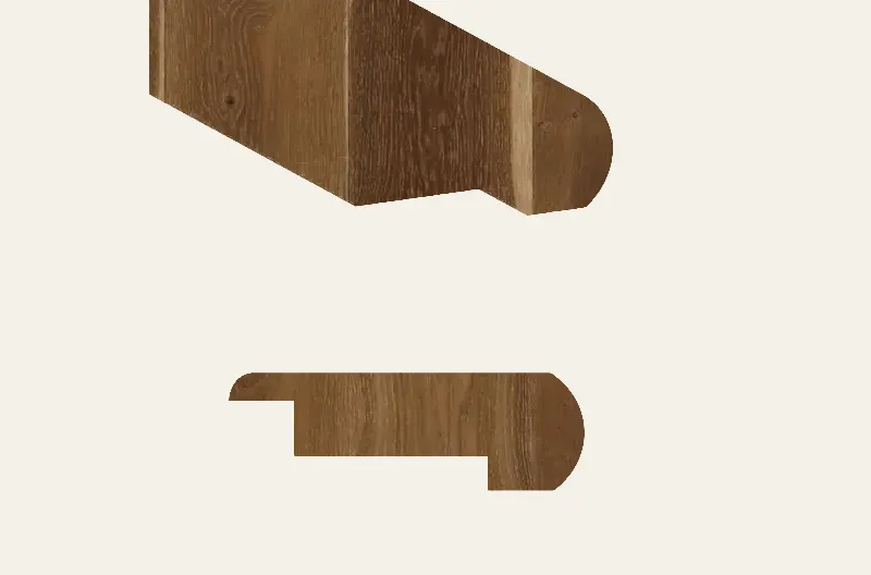 Biyork Hardwood Nouveau 7 Bespoke Hidden Cabin Brushed Stair Nose 72"