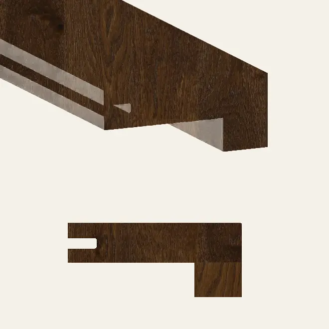 Biyork Hardwood Nouveau 6 Birmingham Stair Nose 48"