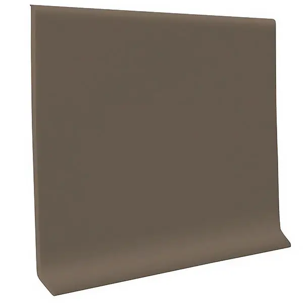 Centura Coved Vinyl Wall Base Coil Roppe 4" #147 Light Brown 120' Roll
