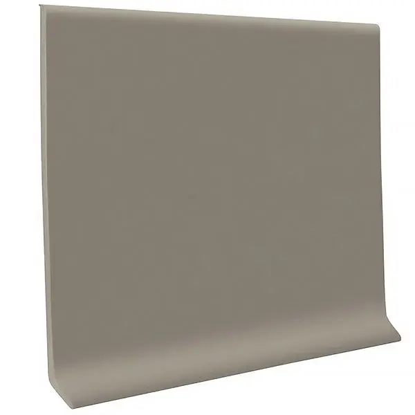 ROPPE Coved Vinyl Wall Base Coil Roppe Pinnacle Rubber 4" #114 Lunar Dust 120' Roll
