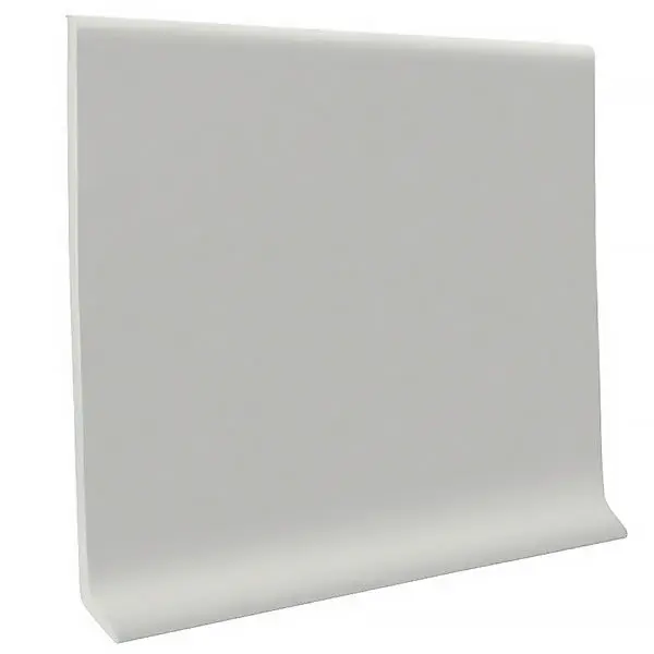 ROPPE Coved Vinyl Wall Base Coil Roppe Pinnacle Rubber 4" #174 Smoke 120' Roll