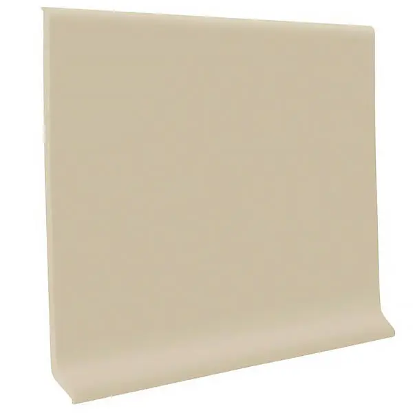 ROPPE Coved Vinyl Wall Base Coil Roppe Pinnacle Rubber 4" #198 Ivory 120' Roll