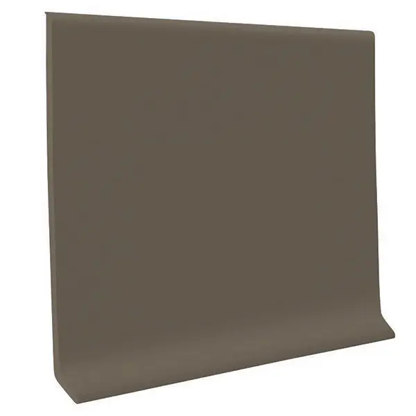 ROPPE Coved Vinyl Wall Base Coil Roppe 6" #194 Burnt Umber 120' Roll