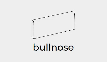 Centura Bullnose Tile Edge Trim Carrara Carrara 1" x 6" (Pack of 18)