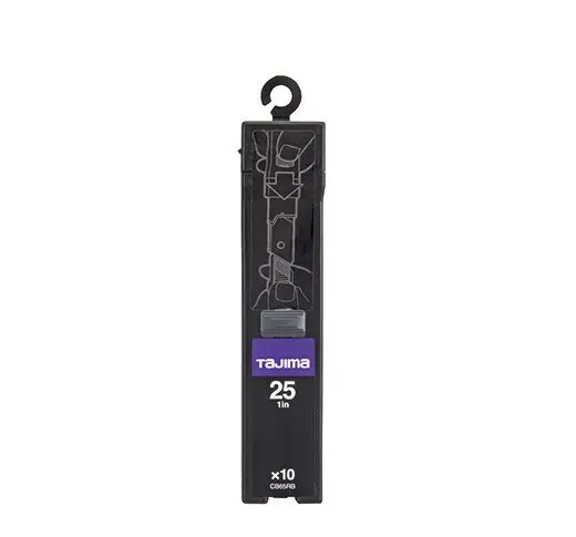Tajima - Utility Blade Razar Black Blade H 7 Point 25 mm (Pack of 10)