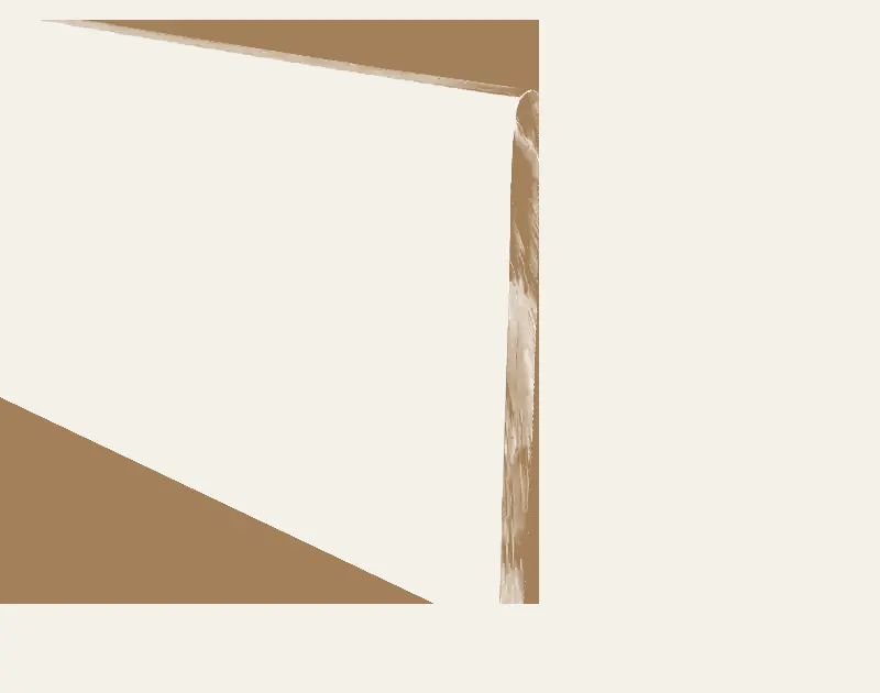 M-D PRO - Vinyl Wall Base Contemporary Base CB425 #050 White 5/16" (7.9 mm) x 4-1/4" (108 mm) x 8'