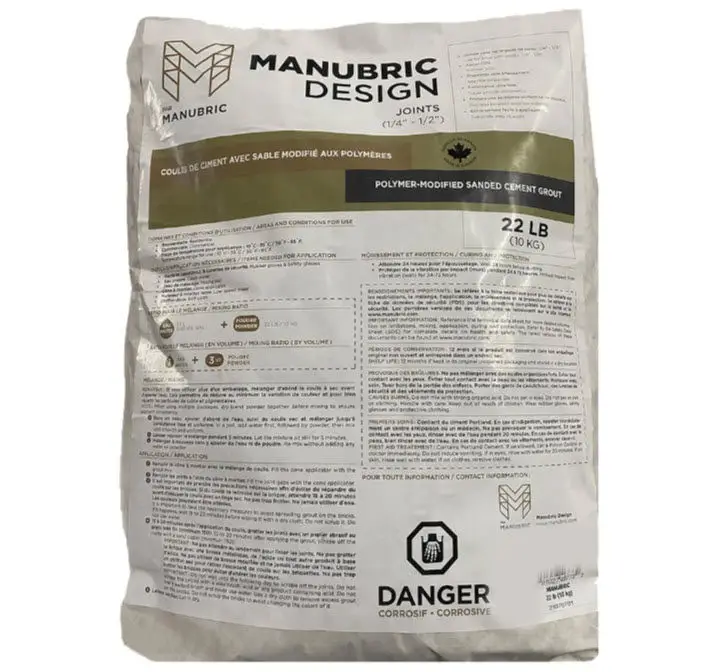 Manubric Faux brick grout - Glasgow color - 10 kg