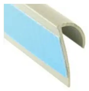 M-D PRO - Vinyl Wall Cap Peel & Stick Back #034 Putty 5/16" x 12'
