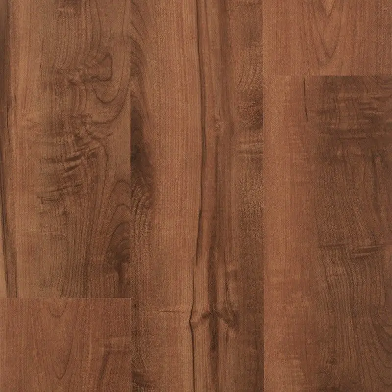 American Biltrite Vinyl Planks Sonata Wood Cabin Maple Reddish Brown Glue Down 6" x 48"
