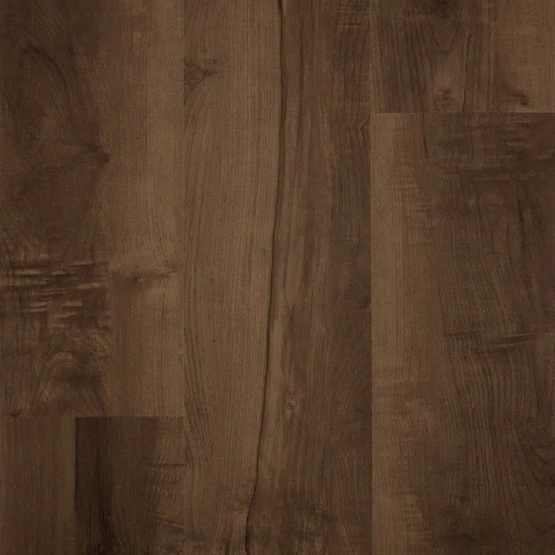 American Biltrite Vinyl Planks Sonata Wood Cabin Maple Brown Glue Down 6" x 48"