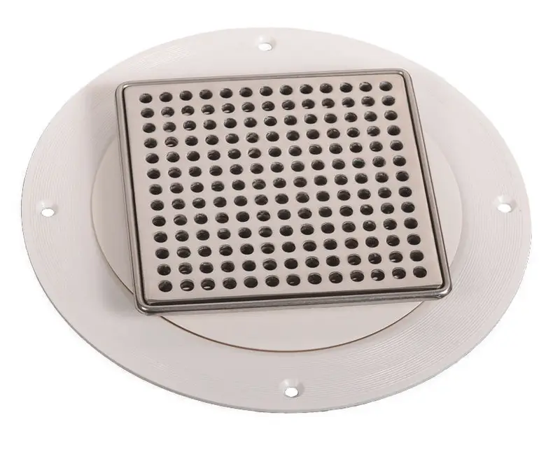 ARC TrueDEK Classic Drains Pinhole pattern for tile - polished stainless steel