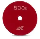 Alpha Polishing Pad Ceramica Dry with Hook & Loop Red 500 Grit 4"
