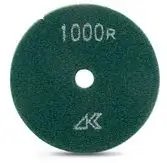 Alpha Polishing Pad Ceramica Dry with Hook & Loop Dark Green 1000 Grit 4"
