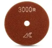 Alpha Polishing Pad Ceramica Dry with Hook & Loop Brown 3000 Grit 4"