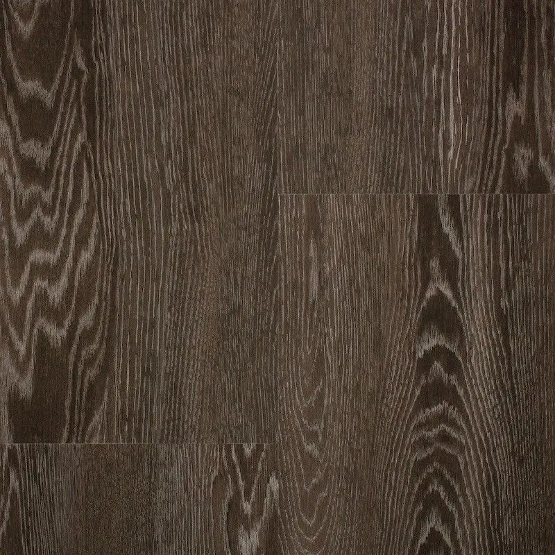American Biltrite Vinyl Planks Sonata Wood Estate Oak Dark Brown Glue Down 6" x 48"