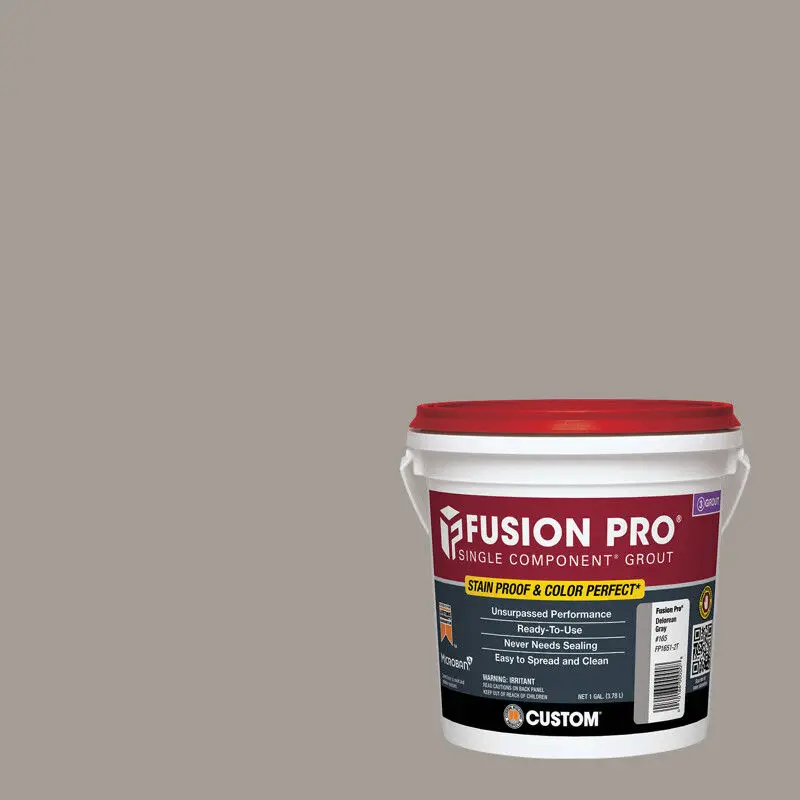 Custom Building Products - Sanded Grout Fusion Pro Single Component #542 Graystone 1 gal