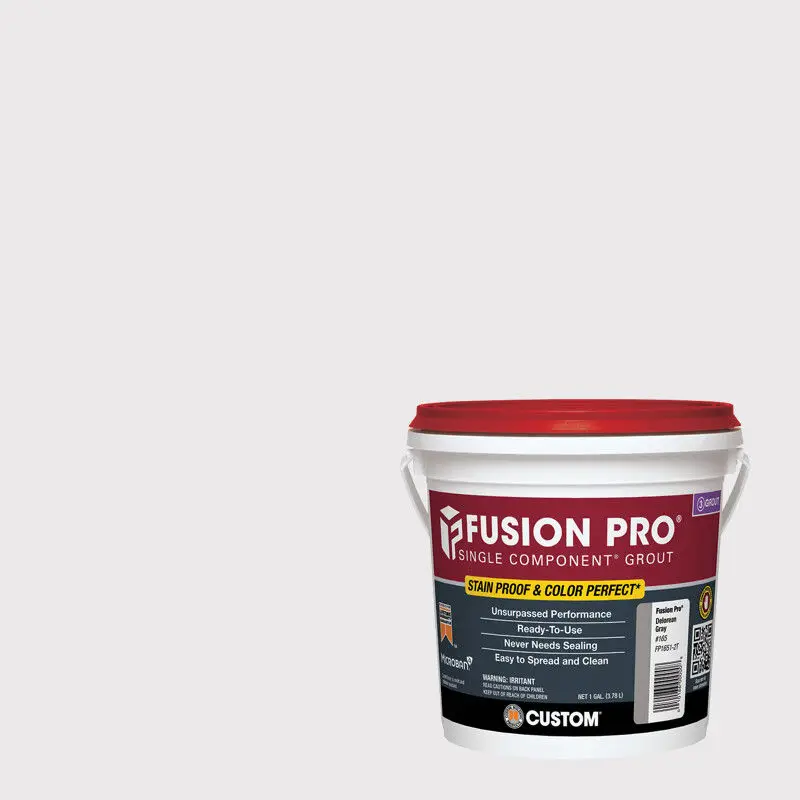 Custom Building Products - Sanded Grout Fusion Pro Single Component #642 Ash 1 gal