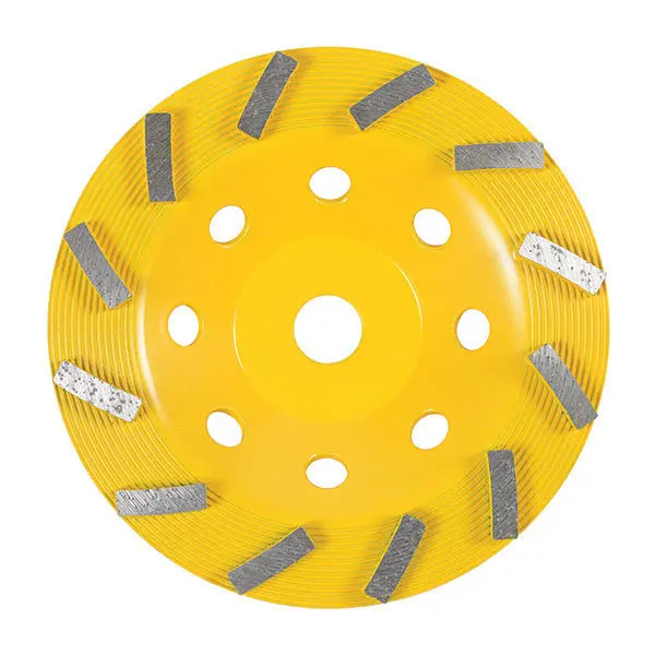 International Surface Preparation Diamatic 12 Segmented Diamond Cup Wheel 7"