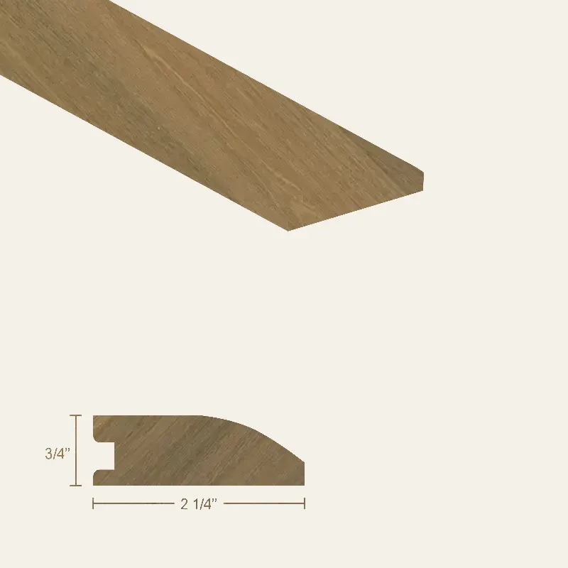 Fuzion Hardwood Velvet Grove Chiffon Vista Matte Reducer 84"