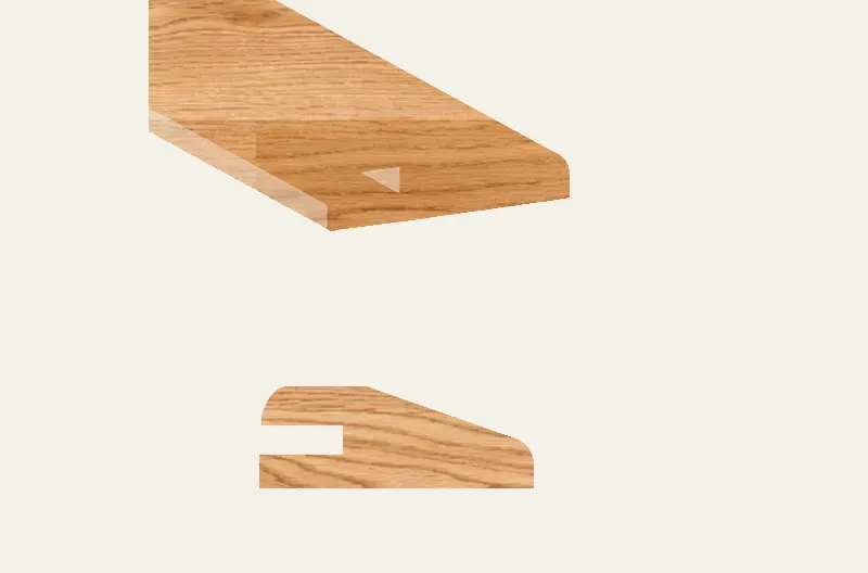 Fuzion Hardwood Flooring Outer Banks Elite Sea Oats Flush Reducer 84"