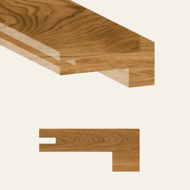 Fuzion Hardwood Outer Banks Clic Canyon Square Stair Nose 84"