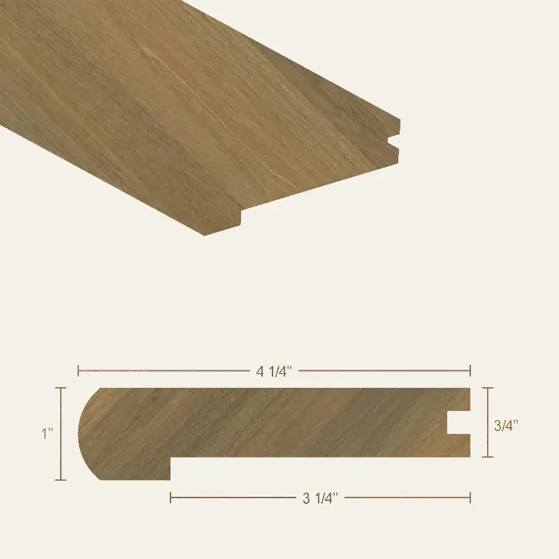 Fuzion Hardwood Velvet Grove Chiffon Vista Matte Stair Nose 84"