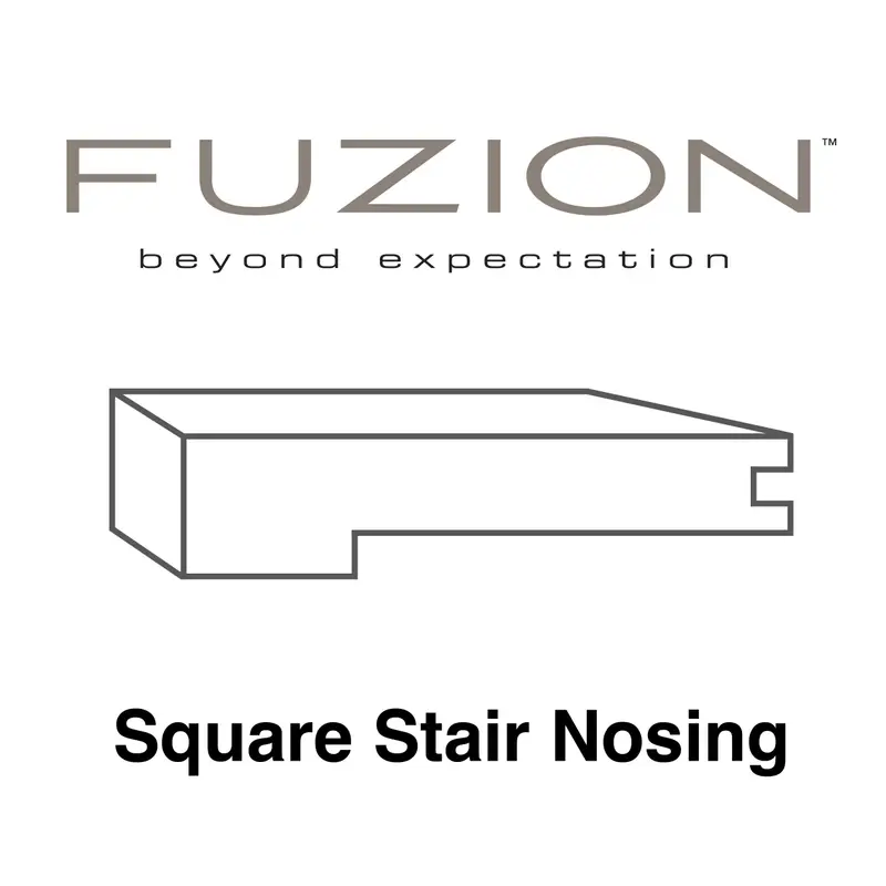 Fuzion Hardwood Coastline Saltwash Matte Square Stair Nose 84"