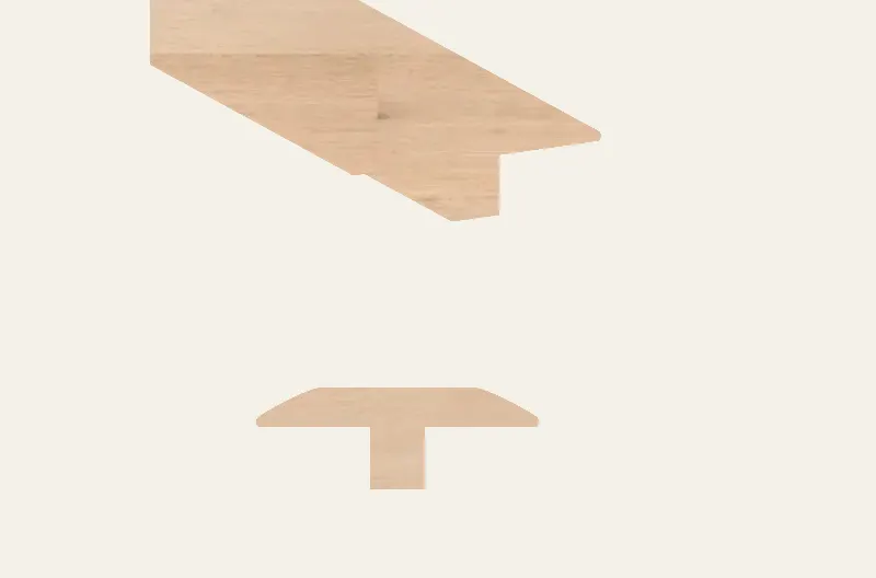 Fuzion Hardwood Prairie Storm April Snow T-Molding 84"