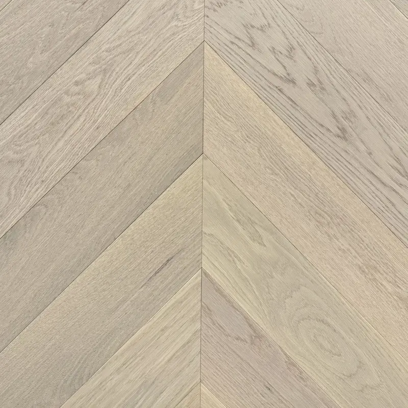 Vidar Engineered Hardwood American Oak Chevron Moon Light Chevron Select & Better 5" - 3/4"