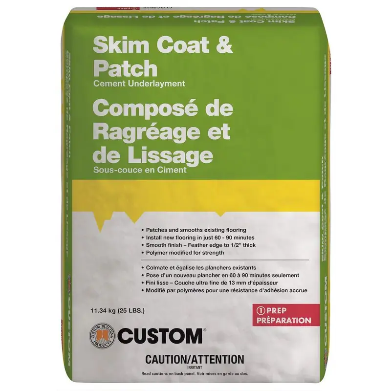 Custom Building Products Cement Underlayment Skim Coat & Patch 25 lb