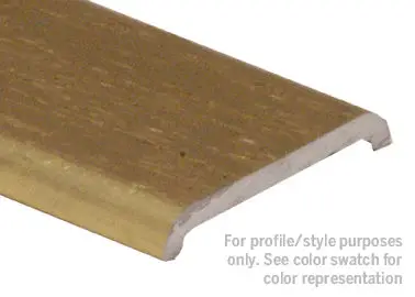 M-D PRO - Aluminum Seam Binder, Hammered Titanium 3/4" x 12'