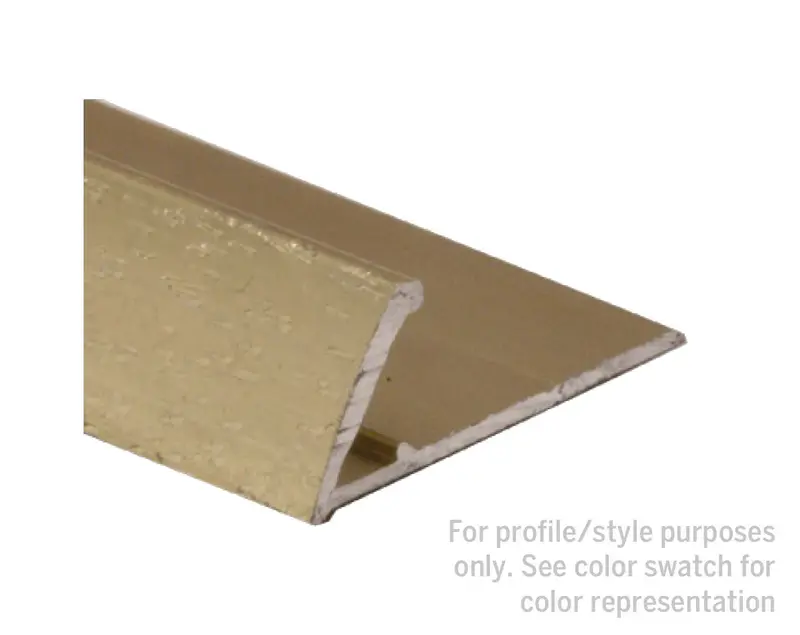 M-D PRO - HeavyDuty Aluminum Tapdown Pinless Contour Hammered Silver (HSI) 5/8" (16 mm) x 12' (3.7 m)