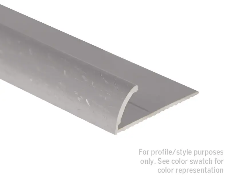 M-D PRO - Aluminum Tapdown Pinless Residential Contour, Hammered Titanium 1/2" x 12'