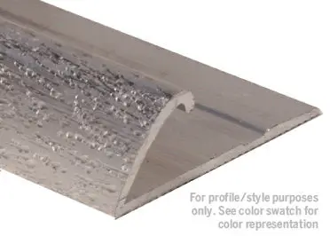 M-D PRO - Aluminum Tapdown Pinless Commercial, Hammered Titanium 3/4" x 12'