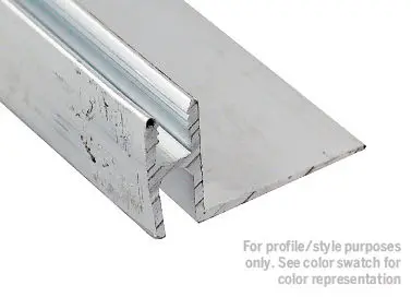 M-D PRO - Aluminum Cap Track Pinless, Mill Finish - 11/16" x 12'