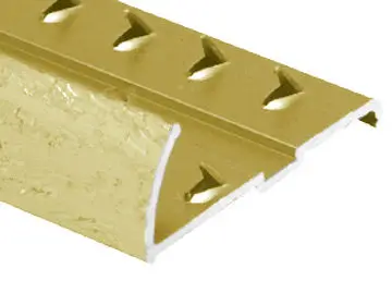 M-D PRO - Tapdown Pinned Residential Contour Aluminum Hammered Gold Anodized 9/16" x 12'