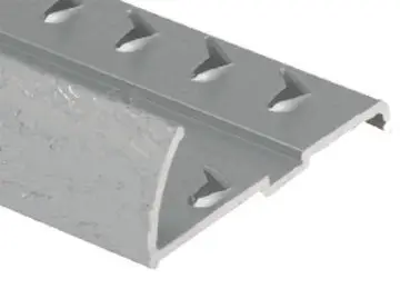 M-D PRO - Tapdown Pinned Residential Contour Aluminum Hammered Silver 9/16" x 12'
