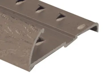 M-D PRO - Heavy-Duty Aluminum Tapdown Pinned, Hammered Titanium 5/8" x 12'