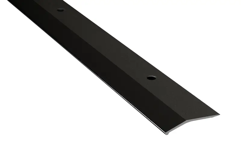 M-D PRO - Bevel Bar Aluminum #PBK Matte Black 3/8" (10 mm) x 1-1/2" x 12'